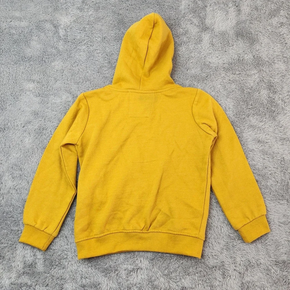 Lee Hoodie Boys 4T Yellow Pullover Sweatshirt Stripe Logo Fleece‎ 19005513